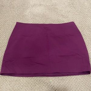 Express Maroon Skirt